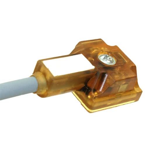 Lumière douille d'émission de type A 12V / 24V avec LED et protection - 3,0 m câble PUR