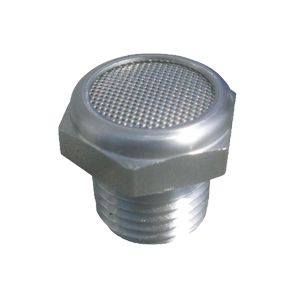 Silencieux Inox AISI 316L avec filetage NPT en Inox AISI 316L