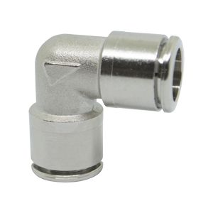 Connecteur à fiche en L, nickelé