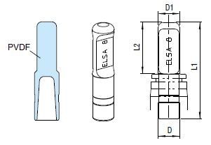 Verschluss-Stecker Push-In, I.D. Schlauch 4 mm