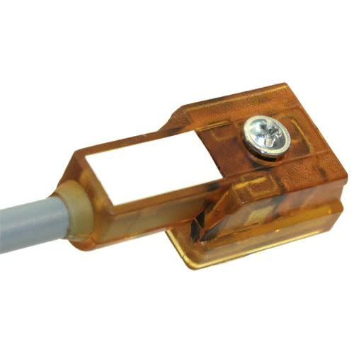 Type de connecteur femelle vive B (I) 12 V / 24 V avec LED et suppression - 3,0m câble PUR