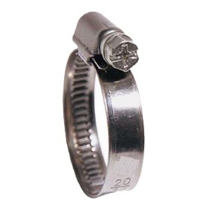 Collier de filetage selon DIN 3017, largeur de bande 9 mm, boîtier et vis en Inox AISI 304
