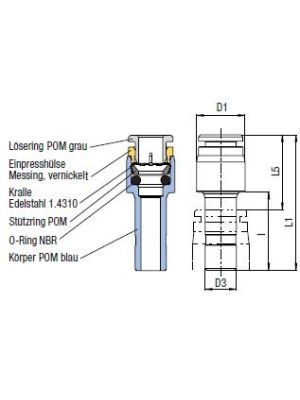 AVS-947P-D Gerader Steckanschluss