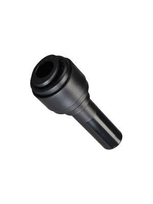 Gerader Steckanschluss, Push-In, POM, schwarz