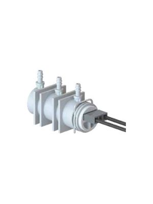 Adaptateur à embout cannelé pour microvanne