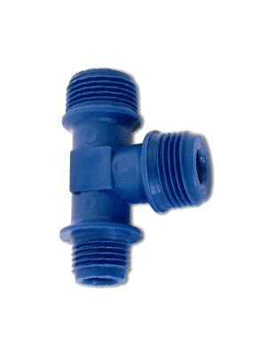 Pièce en T réduite latéralement avec un filetage mâle BSPT