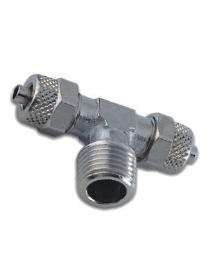 Raccord rapide en T avec filetage mâle BSPT