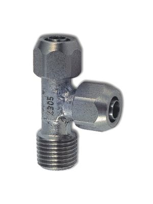 Raccord pivotant en T sur le côté avec filetage mâle BSPT