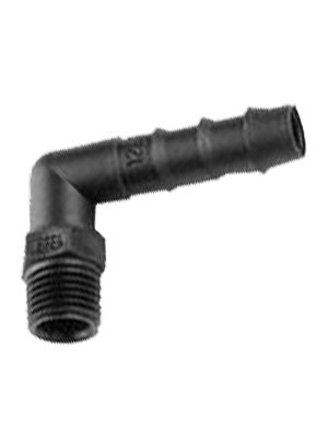 Raccord de tuyau en L mâle avec filetage mâle BSPT