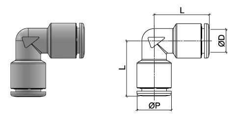 Connecteur réduit, en acier inoxydable AISI 316L avec filetage BSPP