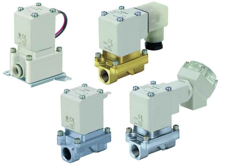 SMC Pneumatic - Electrovanne 2/2 voies à commande forcée [VXZ