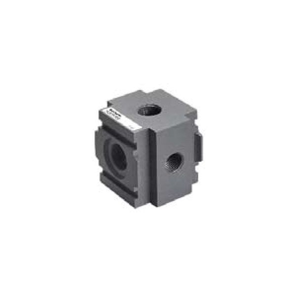 Univer - Module de dérivation G 3/8 pour unité de traitement d’air G 3/8 - G 1/2 (taille 1)