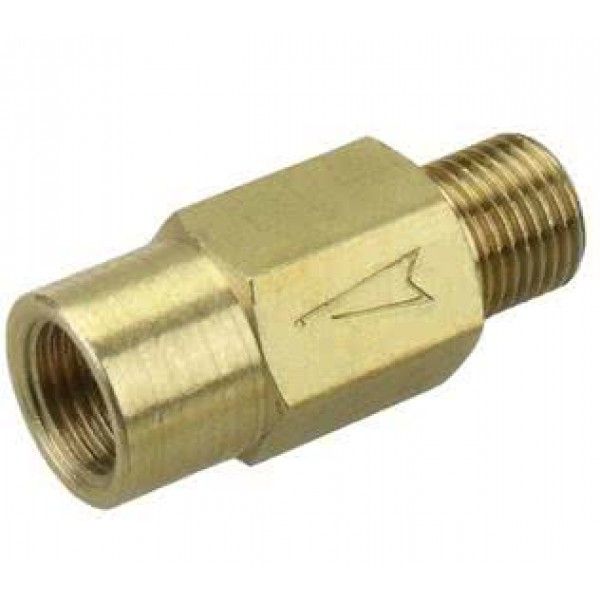 Clapet anti-retour, laiton, 1/4 "x 1/4", joint NBR