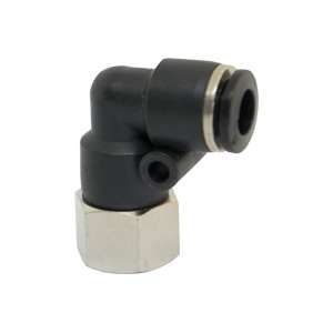 Raccord mâle L femelle pivotant avec filetage NPT, nickelé