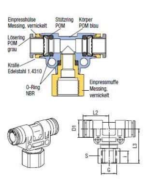 AVS-970P T-Steckanschlussverbinder