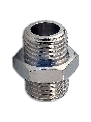 Mamelon double avec filetage métrique et BSPP