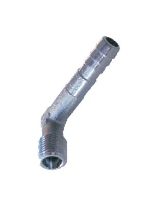 Raccord de tuyau en L mâle avec filetage long BSPT