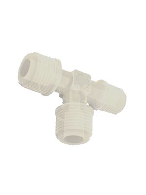 Pièce en T réduite latéralement avec un filetage mâle BSPT