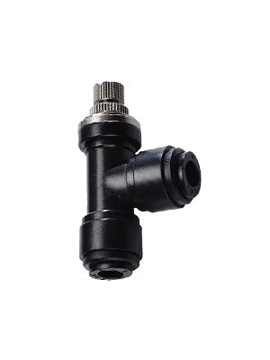 Angle de commande d'écoulement