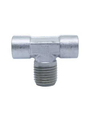 Pièce en T avec filetage BSPP, 2x filetage intérieur, 1x filetage extérieur