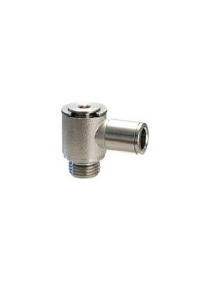 Univer - Push-laiton nickelé Angle, tête cylindrique pouvant pivoter avec un insert Allen Ø 5 mm M5