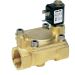 Électrovanne compacte 2/2 en laiton à commande assistée, NF, G 3/4, DN 21 mm, FKM